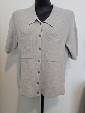 Tea N Rose Button Up Sweater NWT